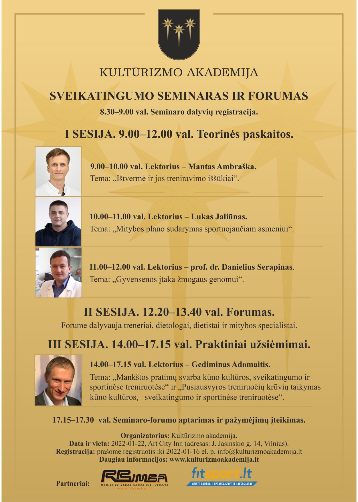Kultūrizmo akademija Sveikatingumo seminaras ir forumas_2022-01-22